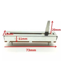 Yeni Yedek Parçalar DDJ-SX2 SX3 RX Ses Düzeyi Dikey İtme Fader Slider Potansiyometresi B20K 15mm 20mm 418-S1-701-HA Toz Kapağı ile