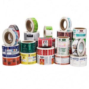 Pegatina de Vinilo Troquelada con Logotipo Impreso Personalizado 2025, Autoadhesiva de Alta Calidad, Resistente al Agua, Brillante, para Artículos Promocionales y Fiestas - Product Image 4