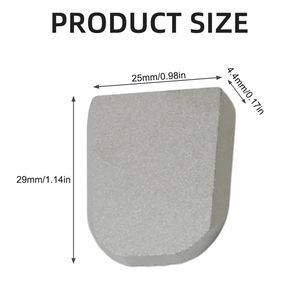 Ford Interior <b>Mirror</b> Base Bracket 4560785 F7DB17684AA Convex Replacement Part Silver <b>Plastic</b> - Product Image 2