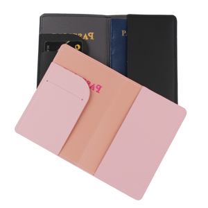 Porta Tarjetas de Color Sólido de PU con Logotipo Bordado Original, Etiquetas de Equipaje Originales para Computadora, Etiquetas de Identificación para Pasaporte con Protección RFID, 14X10cm - Product Image 6