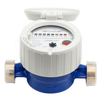 Compteur d'eau mécanique à jet unique R80 R160 DN 15 avec garantie de 10 ans, lecteur de compteur d'eau à jet unique en laiton DN 20 avec ligne de signalisation