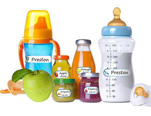 Tự Cán không thấm nước ghi trên nhãn tên nhãn dán bé chai nhãn cho nhà trẻ và trường học - Product Image 5