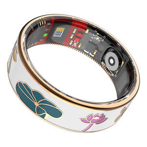 Anillo Inteligente con Esmalte Artesanal, Monitor de Actividad Física, Reloj Despertador, Resistente al Agua 5ATM, Oxígeno en Sangre, Sueño, Deporte, Pantalla OLED, 5-10 Días de Duración de la Batería - Product Image 3