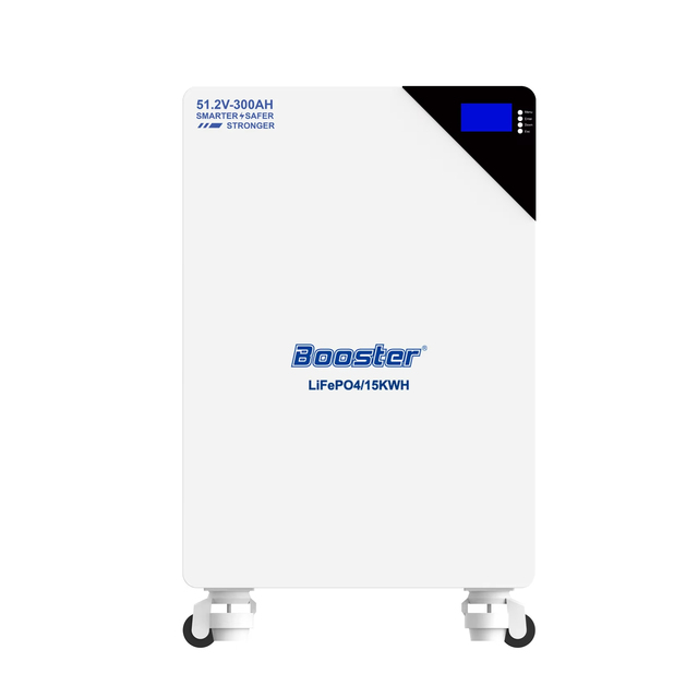 Movable 51.2V 300Ah 15Kwh Lithium Ion Battery LifePo4 Batteries with Roller Large Capacity Home Power System