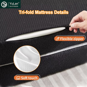 Matelas pliable convertible en mousse à mémoire de forme sur mesure, haute densité, écologique, pour l'école, la <span class=keywords><strong>chambre</strong></span> et la maison - Product Image 2