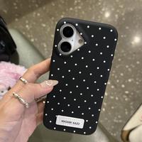Étui de téléphone d'appareil photo en forme de coeur de luxe pour iPhone 16 étui mignon en cuir PU antichoc pour iPhone 16 Plus