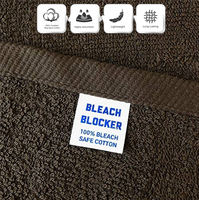 16x28 Bleach Safe Salon Essuie-mains Haute Qualité Professionnel TVA Teint Cheveux Séchage Serviette Bleach Safe