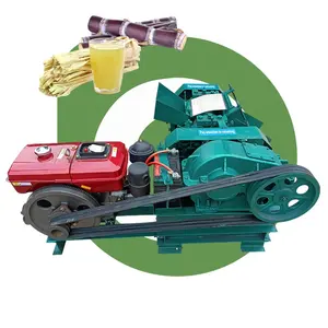 Roller Mill Juicer High Quality Sugar Cane Grind Press Juice 10 Ton Crusher Machine in Kenya Brazil