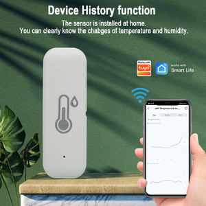 Sensor Inteligente de Temperatura y Humedad, Termómetro Inalámbrico para Interiores, Monitor con Control Remoto por Aplicación, Compatible con Alexa y Google Home - Product Image 4