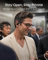 Soundcore AeroFit 2 Pro oleh Anker, Earbud Open Ear dengan Peredam Kebisingan Aktif, Earbud Dual-Mode, Semi-in-Ear ANC, A3875