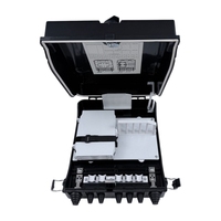 Boîtier de distribution de fibre optique FTTH extérieur 24 cœurs, étanche IP65, noir, pour NAP ODP, en promotion en Afrique