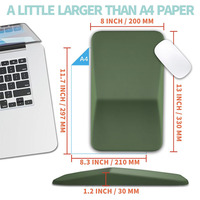 Grand tapis de souris ergonomique Anime avec repose-poignet en mousse à mémoire de forme pour soulager la douleur du syndrome du canal carpien, résistant à l'eau, pour le jeu et le bureau - En stock