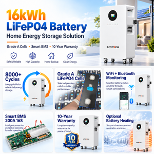 Gabinete de Almacenamiento Vertical de 48V para Suelo, en Stock en la UE, Kit de Energía Solar Residencial y Comercial - Product Image 4