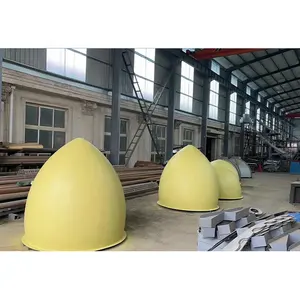 Steel structure building dome glass roof