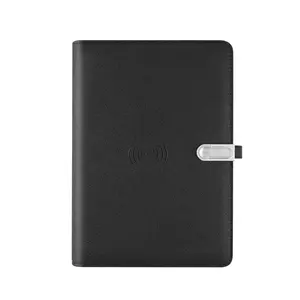 2024 xu hướng mới kinh doanh túi máy tính xách tay với logo đa chức năng A5 8000 mAh ngân hàng điện sạc máy tính xách tay chất kết dính xoắn ốc D