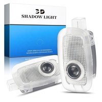 Lampe de courtoisie LED de voiture blanche super lumineuse 2 pièces nouvelle lampe de courtoisie de bienvenue de porte de voiture projecteur de lumière pour Bmw