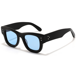Custom Logo Acetate Sunglasses Polarized UV400 Rectangle <b>Eyewear</b> Unisex Fashion Glasses for Outdoor Wear - Product Image 4