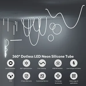 Đèn Neon <span class=keywords><strong>LED</strong></span> Linh Hoạt <span class=keywords><strong>360</strong></span> Độ với Túi Dệt 2700K 3000K 4000K 6000K - Product Image 2