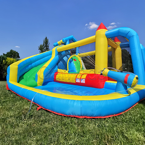 Castillo Inflable Unisex <span class=keywords><strong>con</strong></span> Tobogán y <span class=keywords><strong>Piscina</strong></span> de Agua para Juegos Acuáticos de Verano en el Patio Trasero - Product Image 3