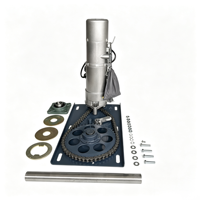 Moteur de porte coulissante latérale commerciale télécommandé Weiyu DC600 - 208-240V monophasé 10kW 20RPM étanche 50Hz garantie 3 ans