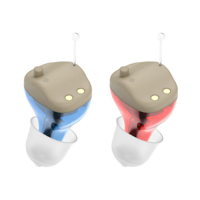 BlueDeer BD-Fi6 CIC 16 Channels Invisible Digital Rechargeable Hearing Aids for Seniors Deafness
