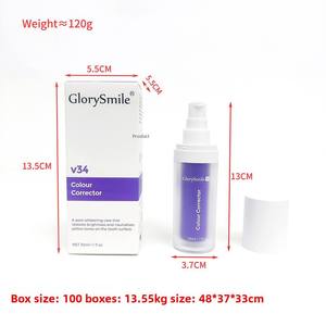 Esencia Blanqueadora Dental <span class=keywords><strong>V34</strong></span> Chemical Mint Glory Smile, Pasta Dental en Botella Pequeña Morada, Venta al por Mayor Internacional - Product Image 3