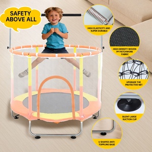 Trampolino per Bambini Multifunzionale in PVC Morbido da 60 Pollici con <span class=keywords><strong>Gambe</strong></span> <span class=keywords><strong>a</strong></span> U, Corrimano Circolare e Barra per Trazioni per <span class=keywords><strong>Ragazze</strong></span> - Vendita all'Ingrosso - Product Image 3