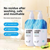 Liquide vaisselle ménager écologique de qualité alimentaire avec des extraits naturels de plantes