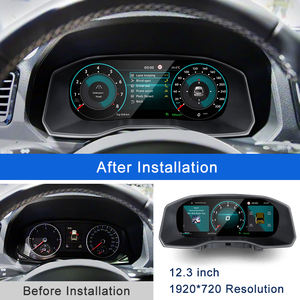 Stwei Écran numérique LCD 12,3 pouces pour Volkswagen 2017-2020 Tableau de bord Compteur de vitesse CarPlay sans fil Android Auto - Product Image 3