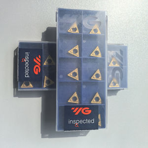 YG801 Herramienta de Torneado de Carburo de Tungsteno Personalizable, Insertos de Aleación Dura en Forma de Triángulo, Acero PCD OEM TCMT110204-UG, Torno CNC HRC45 - Product Image 6