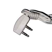 Earphone Berkabel Harga Terjangkau Earphone 3.5mm Headphone Promosi untuk Ponsel Earphone dengan Mikrofon Earphone Konektor Ganda untuk Maskapai Penerbangan