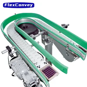 Flexible Conveyor Modular Chain Conveyor Systems For Beverage Industry And Food Industry Transfer