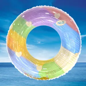 Plage gonflable protéger ensemble de natation piscine pour enfants et anneau de natation PVC anneau de natation solide pour enfants enfants