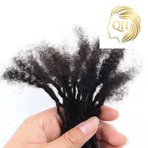Extensiones de Cabello Virgen Brasileño Remy Kinky Curl de 4 a 24 Pulgadas, al por Mayor, con Micro Locs de <span class=keywords><strong>Dos</strong></span> Centímetros de Distancia entre Puntos, en Stock, Tipo Sister Locs - Product Image 4