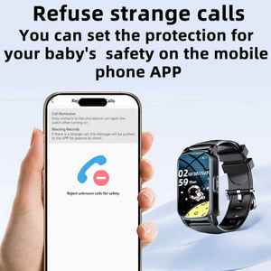 Montre connectée pour enfants 4G avec GPS, WiFi, localisation LBS, appel SOS, appel vidéo, géo-clôture, protection contre les appels inconnus, notification scolaire - Product Image 6