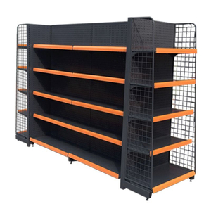 Heavy Duty Metallic Single-Sided Grocery Store Display Racks/Shelves for Supermarket Gondola <strong>Shelving</strong> 100kg Capacity Per Layer - Product Image 3