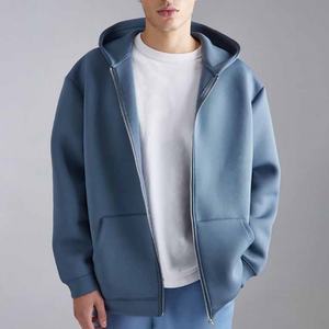 เสื้อฮู้ดดี้ผ้าฝ้ายทรงบ็อกซี่ แขนยาวแบบดรอปโชลเดอร์ ตัดเย็บแบบครอป ปักโลโก้  สำหรับผู้ชาย  ระบายอากาศได้ดี กันลม  แบบยูนิเซ็กซ์  หรูหรา - Product Image 4