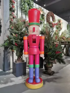 L C Home Christmas Resin Nutcracker/ Nutcracker Soldier 6 Ft Christmas/ Resin 6ft Nutcracker Statue