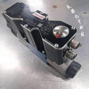 วาล์วควบคุมทิศทางแบบสัดส่วนไฮดรอลิก Rexroth รุ่น 4WREQ6Q5 24V ผลิตในเยอรมนี วาล์วควบคุมการไหลแบบทางเดียวชนิดทำงานโดยตรง - Product Image 1