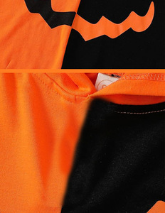 เสื้อคลุมฮาโลวีนสำหรับเด็กพร้อมฮู้ด ดีไซน์พิมพ์ลายบล็อกสี คาร์นิวัลคอสเพลย์ ชุดตลกสำหรับเด็ก ชุดปาร์ตี้วันหยุด - Product Image 5