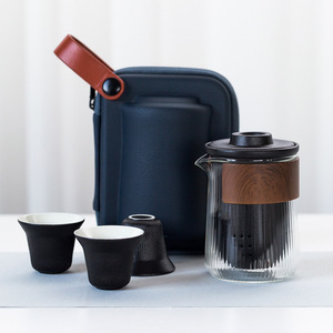 230 मिलीलीटर यात्रा कुंगफू चाय सेट चीनी मिट्टी के बर्तन के साथ सिरेमिक मग इंफ्यूसर कप चीनी शैली डिजाइन ड्रिंकवेयर उपहार के लिए - Product Image 5