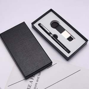 Wholesale Promotion Custom LOGO Keychain + Pen <b>Gift</b> <b>Set</b> for Father's Day Company <b>Gifts</b> and Various Festivals - Product Image 3