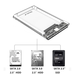 <span class=keywords><strong>Caja</strong></span> Externa Ultra Delgada de Plástico para Disco Duro SATA de <span class=keywords><strong>2.5</strong></span> Pulgadas, <span class=keywords><strong>USB</strong></span> 3.0, Compatible con PS4, Plug and Play, Soporta SSD de 4TB, SATA III 6gbps - Product Image 5