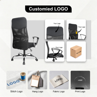 Chaise de bureau moderne Design ergonomique en maille avec confortable cuir plastique fer caractéristique tournante équipement exécutif