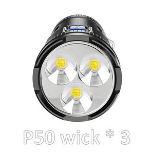 Đa chức năng xách tay 3 * LED bấc đèn Pin 21700 ngoài trời phía trước phía sau kép lightsbrightness không thấm nước công suất cao cầm tay ngọn đuốc - Product Image 2