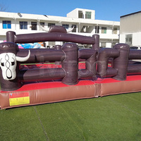 Personnalisé fou pour rodéo taureau machine oreiller gonflable mécanique taureau jeux d'équitation pour location amusant château gonflable produit