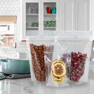 15*22 + 4cm nhựa dùng một lần Ziplock bao bì tái sử dụng rõ ràng minh bạch Mylar doypack Túi Gói 2000pcs - Product Image 5