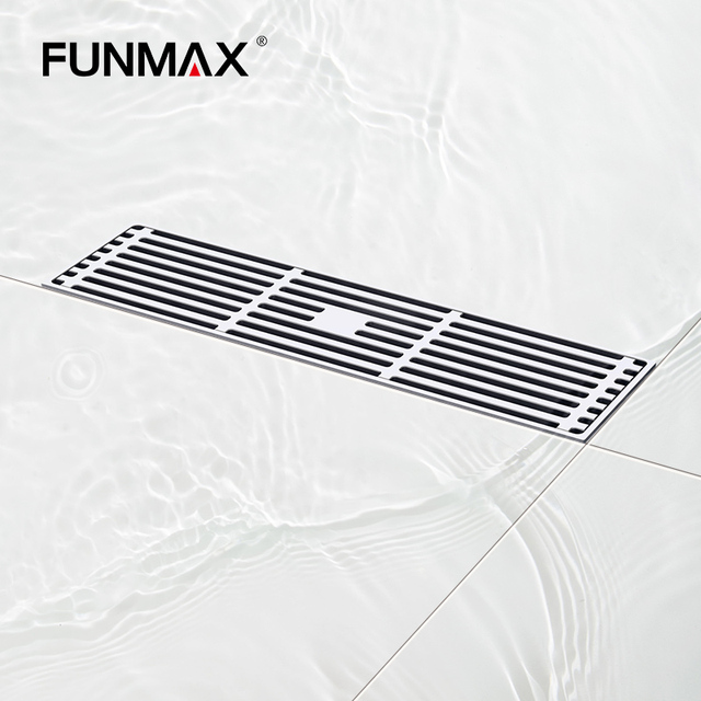 Square Hole Pattern Filter Cover Copper Floor Drain Anti Odor Water Trap Adjustable