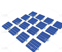 Système de support de montage au sol pour réseau solaire en gros Fil d'usinage CNC Type EDM Support de toit plat photovoltaïque à bas prix