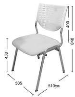 Tables et chaises d'école modernes Matériau plastique Acier inoxydable Technique de soudage Durable Élégant Fabriqué par une grande marque